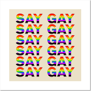 SAY GAY Posters and Art